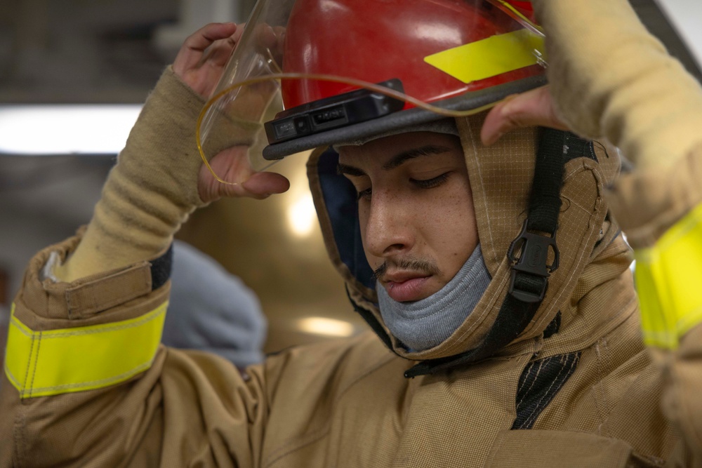 Spruance conducts routine operations