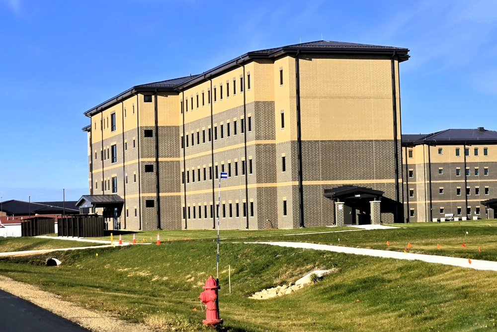 November 2025 construction operations for South Barracks Project at Fort McCoy