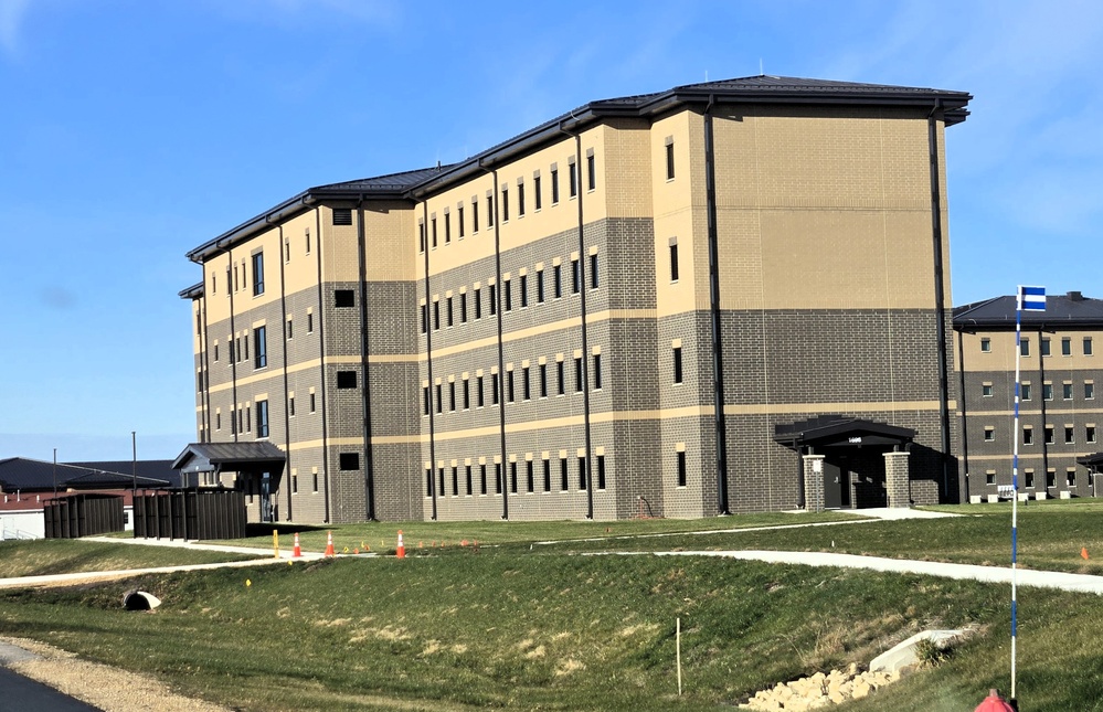 November 2025 construction operations for South Barracks Project at Fort McCoy