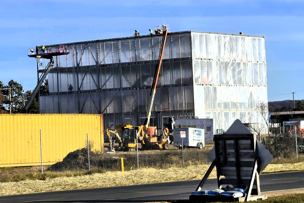 November 2025 construction operations for $55.75 million Collective Training Officers Quarters Project