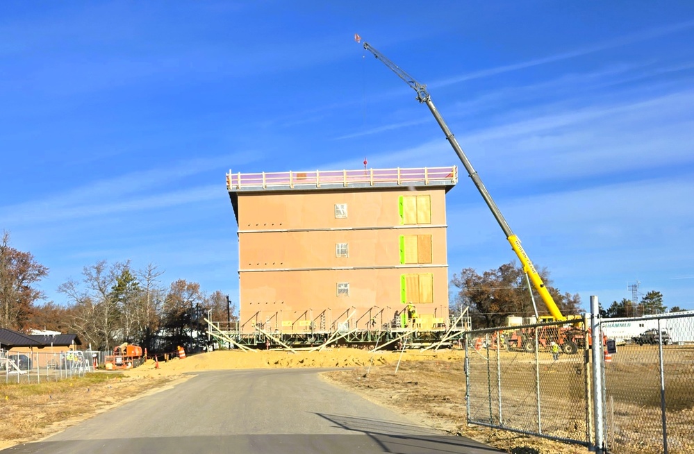 Photo Story: November 2025 construction operations for $55.75 million Collective Training Officers Quarters Project, Part 2