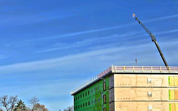 November 2025 construction operations for $55.75 million Collective Training Officers Quarters Project