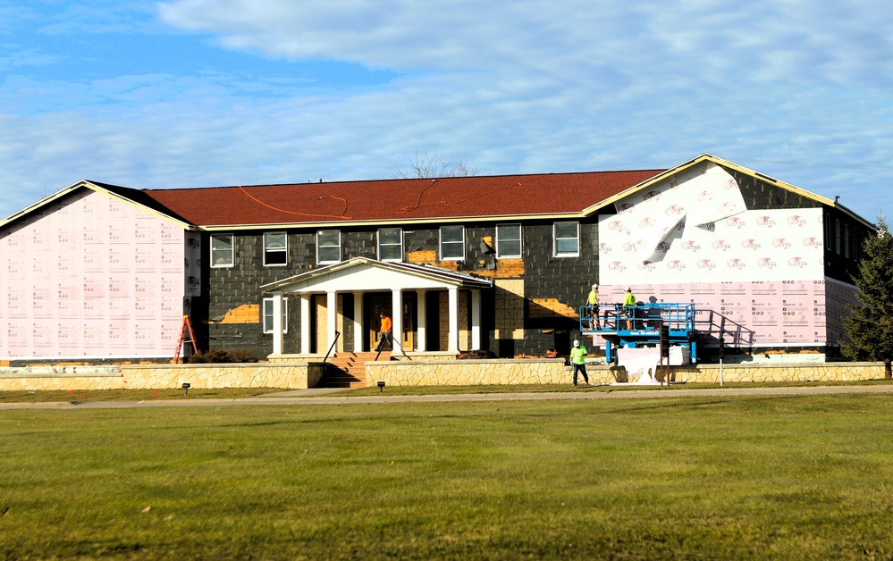 U.S. Army Garrison-Fort McCoy Headquarters building renovation under way; work began Oct. 1