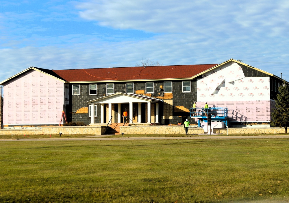 U.S. Army Garrison-Fort McCoy Headquarters building renovation under way; work began Oct. 1