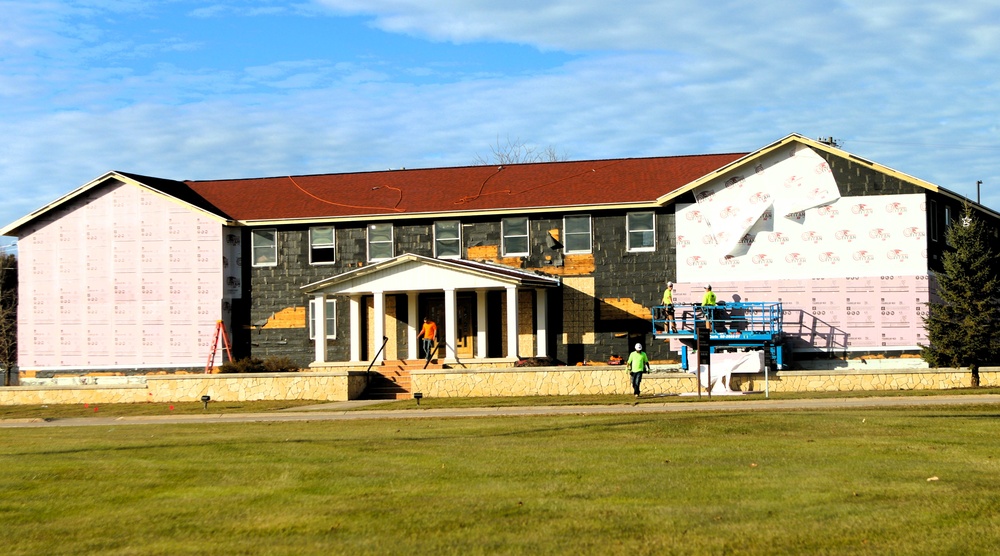 U.S. Army Garrison-Fort McCoy Headquarters building renovation under way; work began Oct. 1