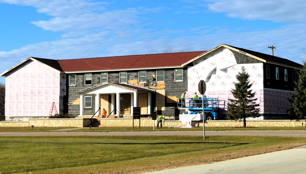 U.S. Army Garrison-Fort McCoy Headquarters building renovation under way; work began Oct. 1