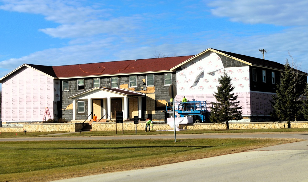 U.S. Army Garrison-Fort McCoy Headquarters building renovation under way; work began Oct. 1