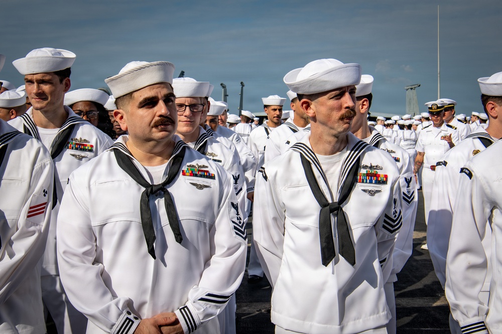 Nimitz Arrives at Joint Base Pearl Harbor-Hickham