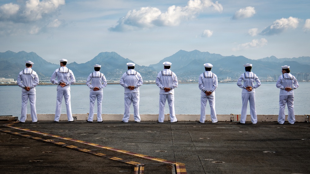 Nimitz Arrives at Joint Base Pearl Harbor-Hickham