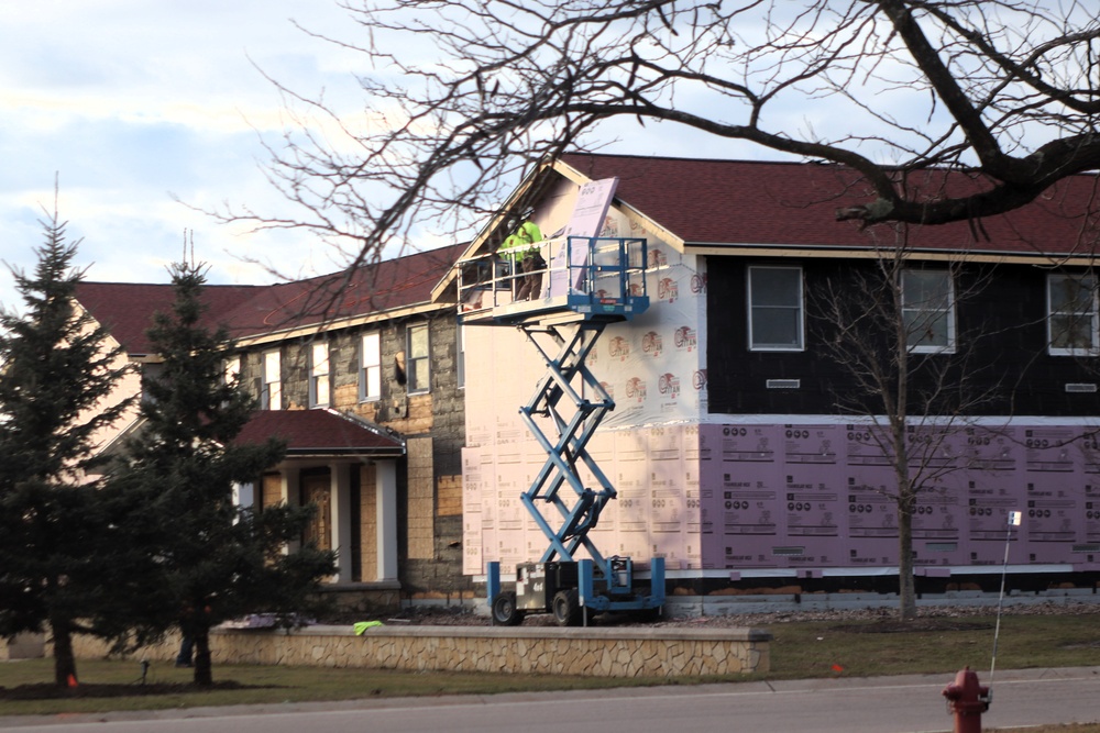 U.S. Army Garrison-Fort McCoy Headquarters building renovation under way; work began Oct. 1