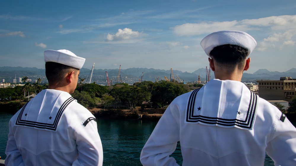 Nimitz Arrives at Joint Base Pearl Harbor-Hickham