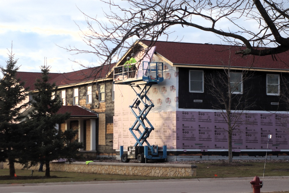 U.S. Army Garrison-Fort McCoy Headquarters building renovation under way; work began Oct. 1