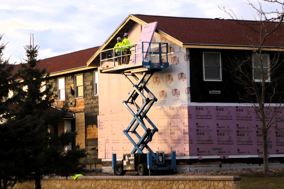 U.S. Army Garrison-Fort McCoy Headquarters building renovation under way; work began Oct. 1