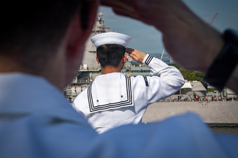 Nimitz Arrives at Joint Base Pearl Harbor-Hickham