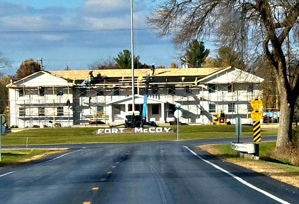 U.S. Army Garrison-Fort McCoy Headquarters building renovation under way; work began Oct. 1