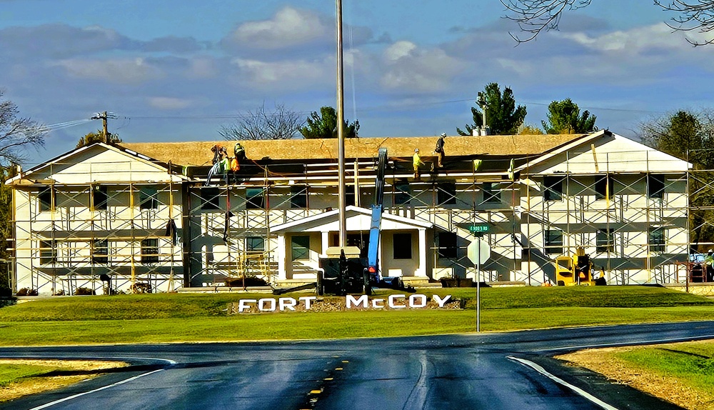 U.S. Army Garrison-Fort McCoy Headquarters building renovation under way; work began Oct. 1