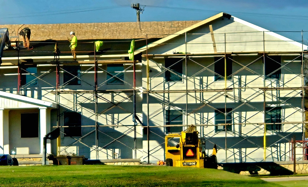 U.S. Army Garrison-Fort McCoy Headquarters building renovation under way; work began Oct. 1