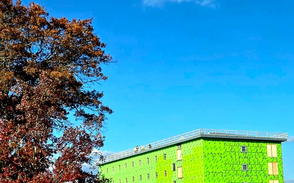 October 2025 construction operations for $55.75 million Collective Training Officers Quarters Project