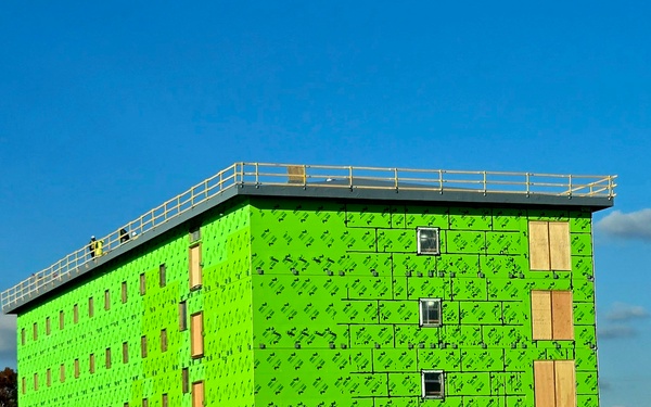 October 2025 construction operations for $55.75 million Collective Training Officers Quarters Project