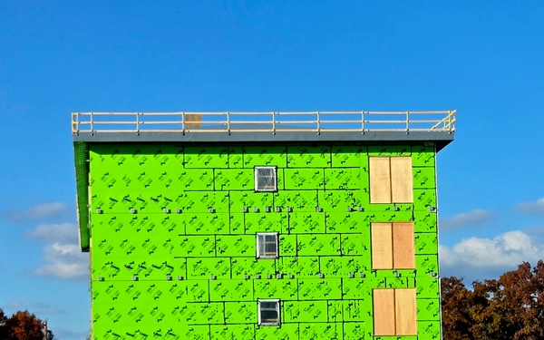 October 2025 construction operations for $55.75 million Collective Training Officers Quarters Project