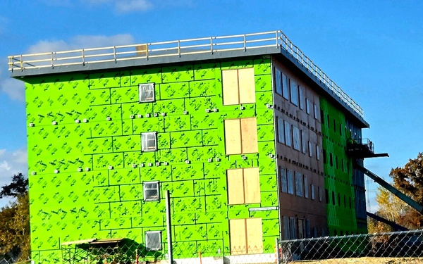 October 2025 construction operations for $55.75 million Collective Training Officers Quarters Project