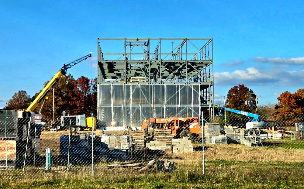 Photo Story: October 2025 construction operations for $55.75 million Collective Training Officers Quarters Project, Part 2