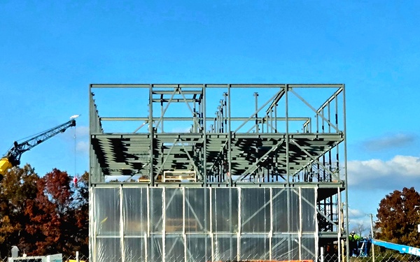 October 2025 construction operations for $55.75 million Collective Training Officers Quarters Project