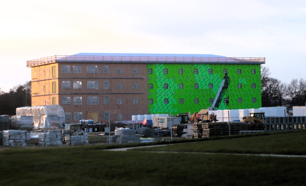 November 2025 construction operations for $55.75 million Collective Training Officers Quarters Project