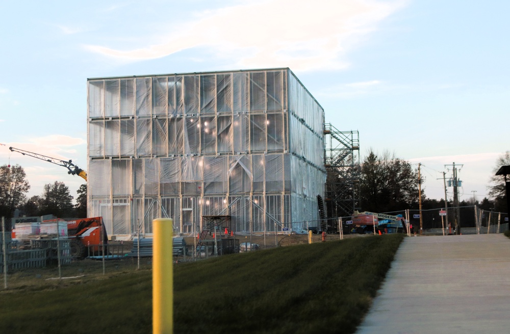 November 2025 construction operations for $55.75 million Collective Training Officers Quarters Project