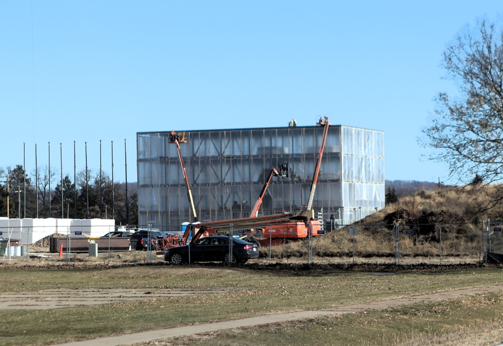 November 2025 construction operations for $55.75 million Collective Training Officers Quarters Project