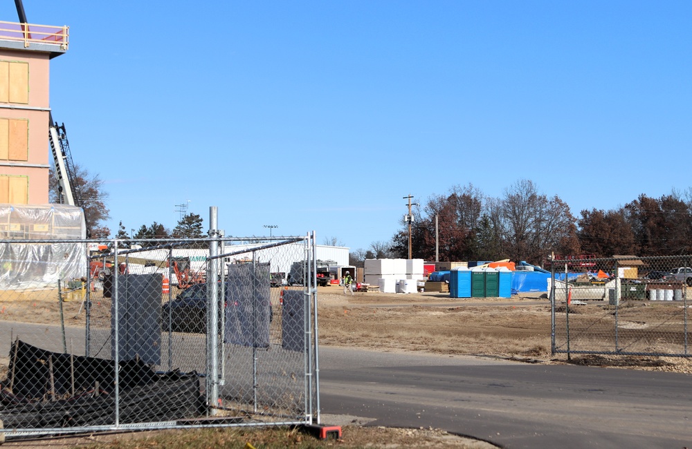 November 2025 construction operations for $55.75 million Collective Training Officers Quarters Project