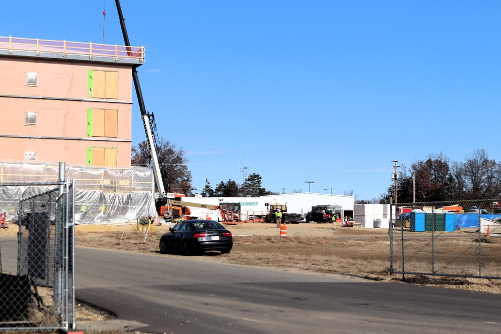 November 2025 construction operations for $55.75 million Collective Training Officers Quarters Project