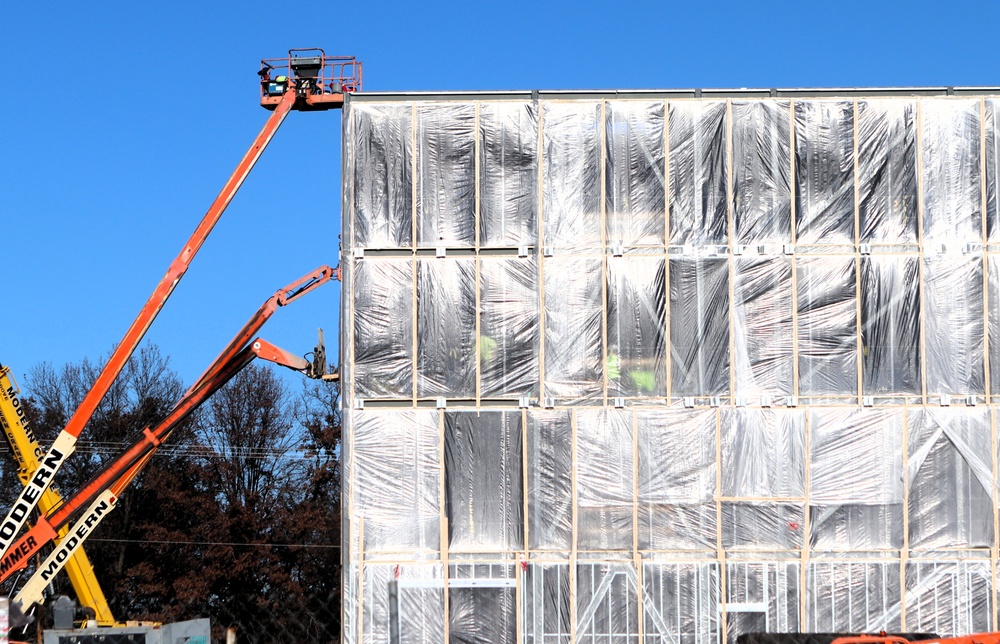 November 2025 construction operations for $55.75 million Collective Training Officers Quarters Project