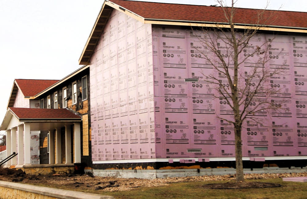 U.S. Army Garrison-Fort McCoy Headquarters building renovation under way; work began Oct. 1
