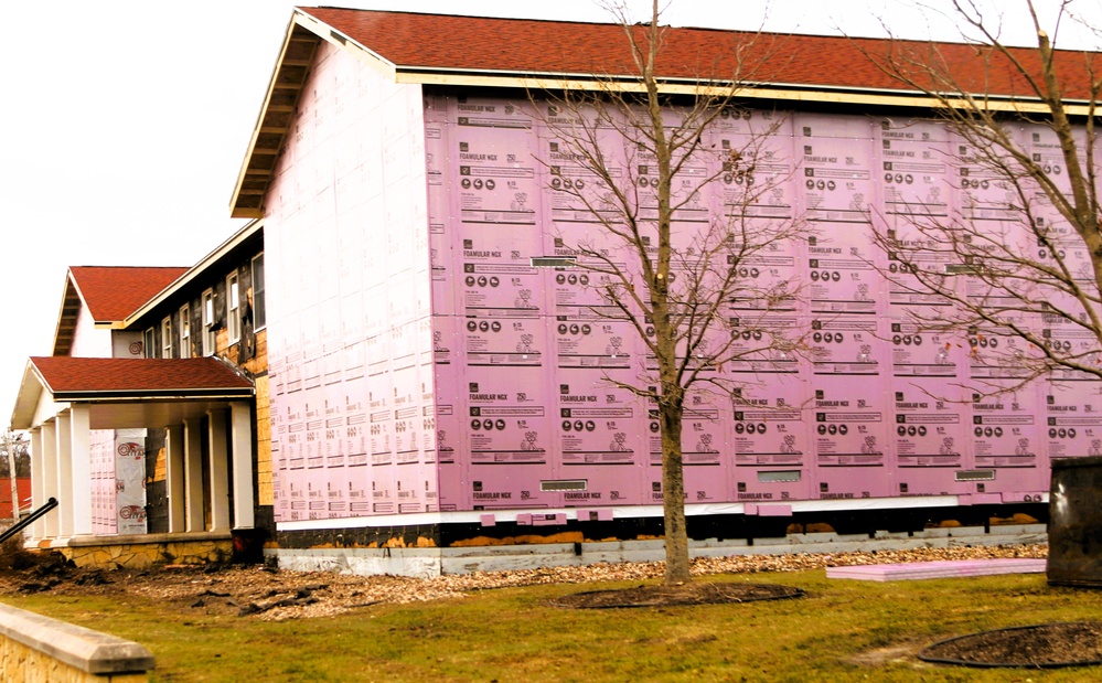 U.S. Army Garrison-Fort McCoy Headquarters building renovation under way; work began Oct. 1