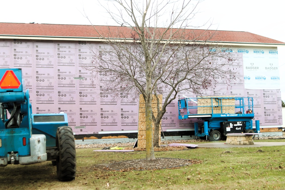 U.S. Army Garrison-Fort McCoy Headquarters building renovation under way; work began Oct. 1