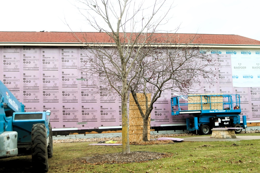 U.S. Army Garrison-Fort McCoy Headquarters building renovation under way; work began Oct. 1