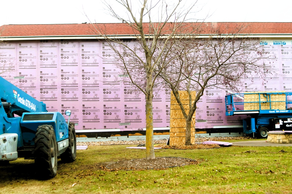 U.S. Army Garrison-Fort McCoy Headquarters building renovation under way; work began Oct. 1