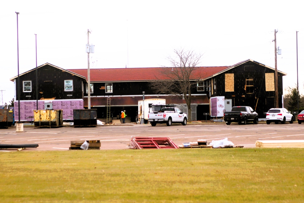 U.S. Army Garrison-Fort McCoy Headquarters building renovation under way; work began Oct. 1