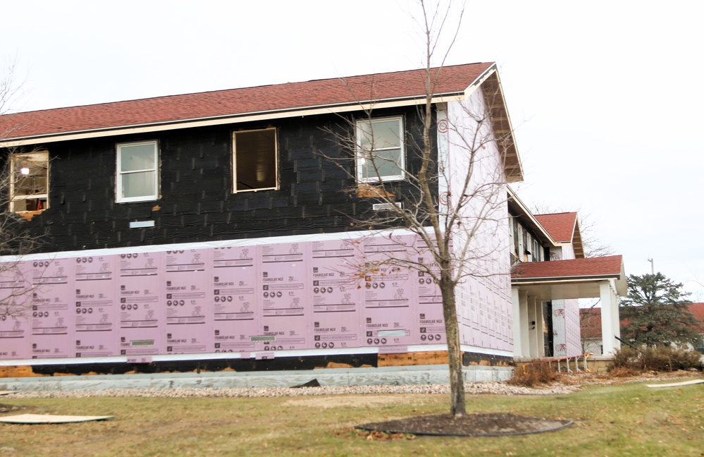U.S. Army Garrison-Fort McCoy Headquarters building renovation under way; work began Oct. 1
