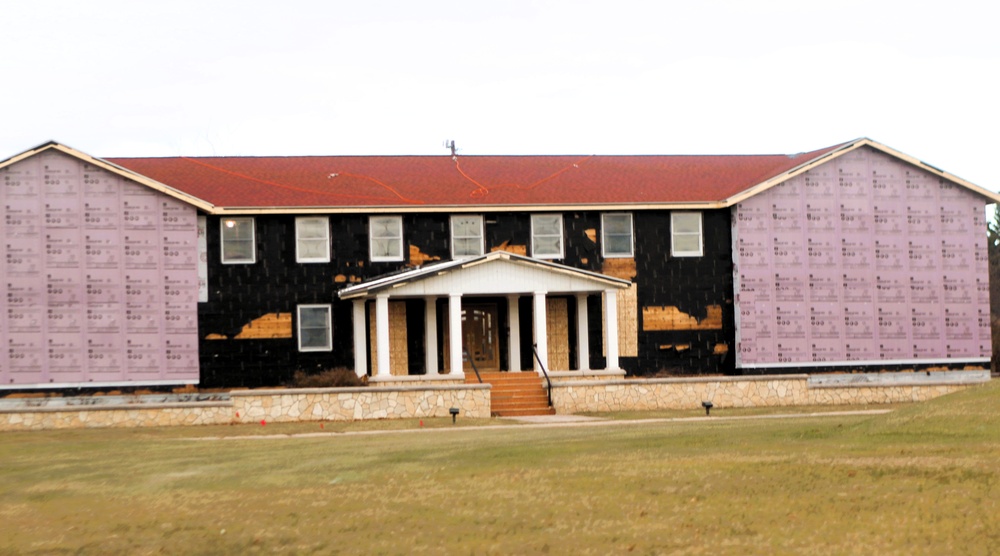 U.S. Army Garrison-Fort McCoy Headquarters building renovation under way; work began Oct. 1