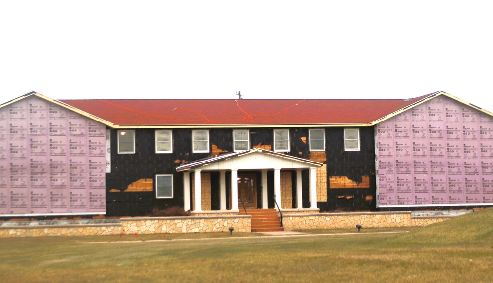 U.S. Army Garrison-Fort McCoy Headquarters building renovation under way; work began Oct. 1