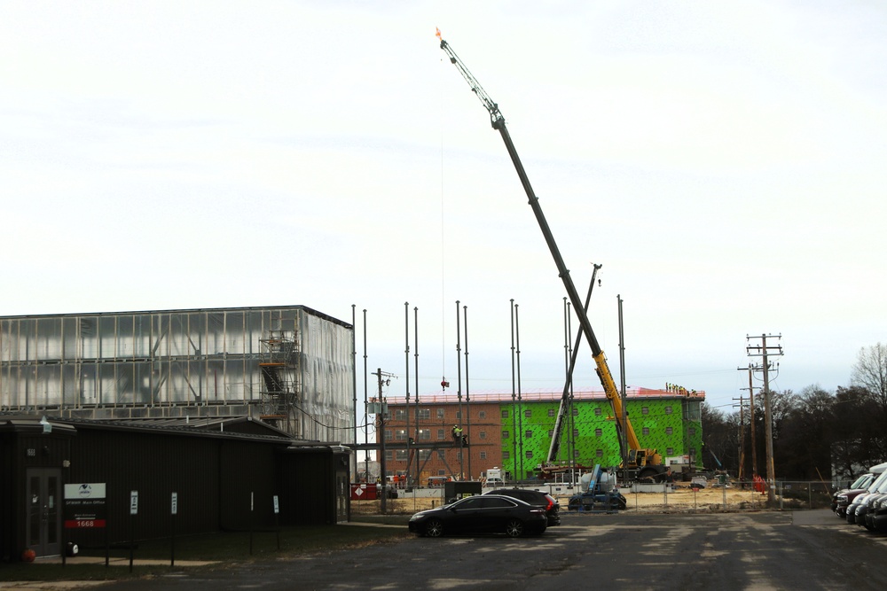 November 2025 construction operations for $55.75 million Collective Training Officers Quarters Project