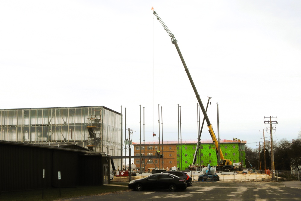 November 2025 construction operations for $55.75 million Collective Training Officers Quarters Project