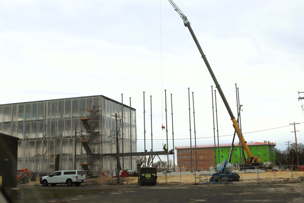 November 2025 construction operations for $55.75 million Collective Training Officers Quarters Project