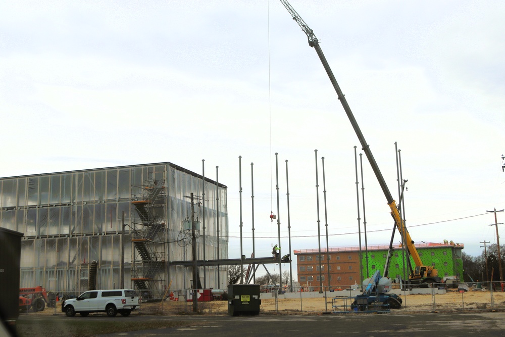 November 2025 construction operations for $55.75 million Collective Training Officers Quarters Project