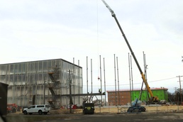 November 2025 construction operations for $55.75 million Collective Training Officers Quarters Project