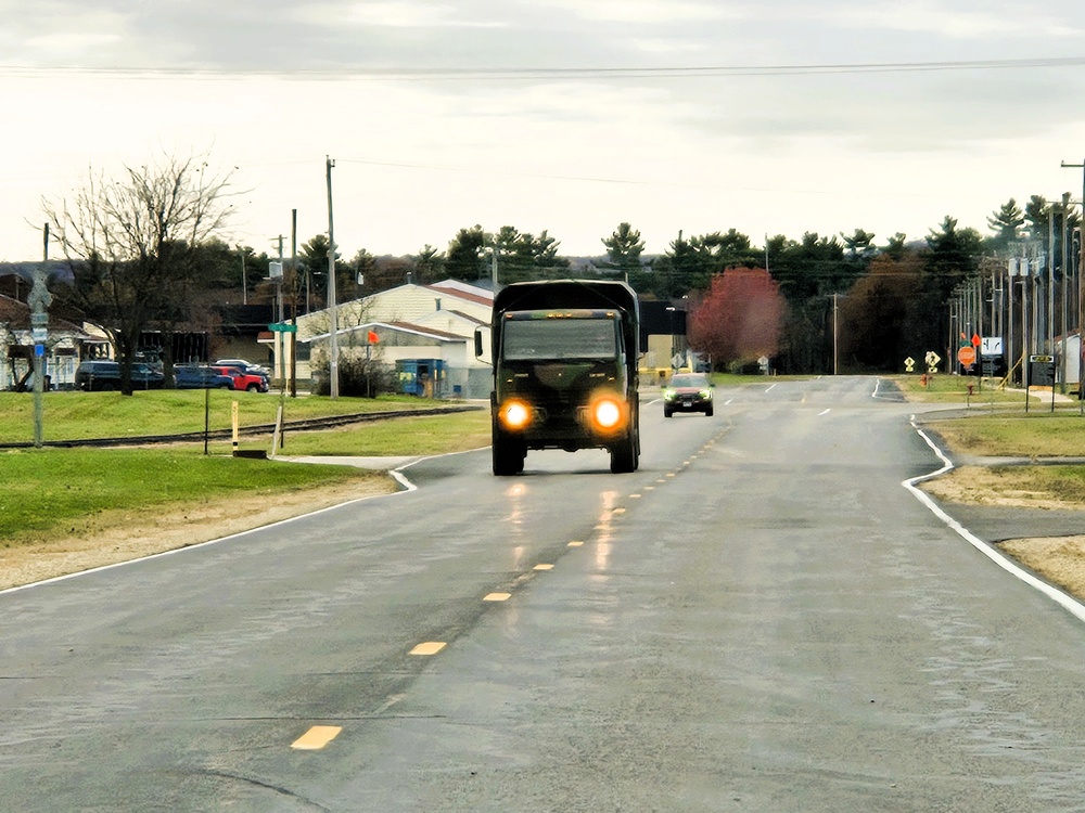 November 2025 training operations at Fort McCoy