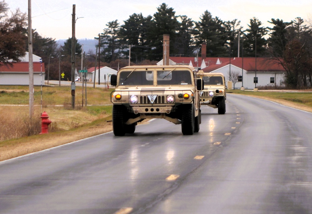 November 2025 training operations at Fort McCoy