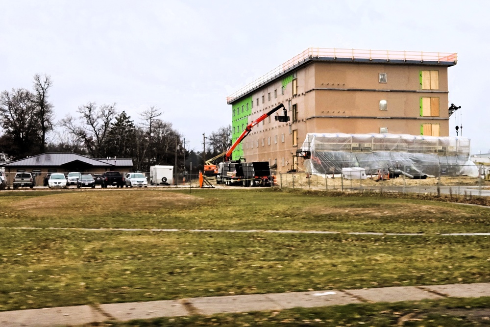 November 2025 construction operations for $55.75 million Collective Training Officers Quarters Project